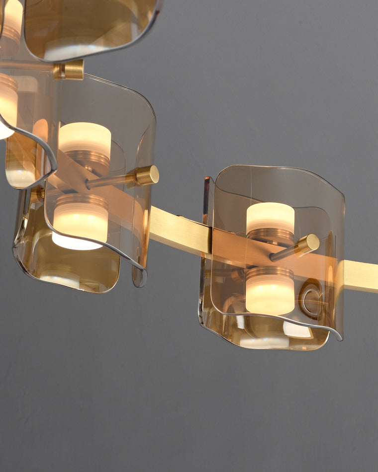 Diff Circular Glass Chandelier-DF2218