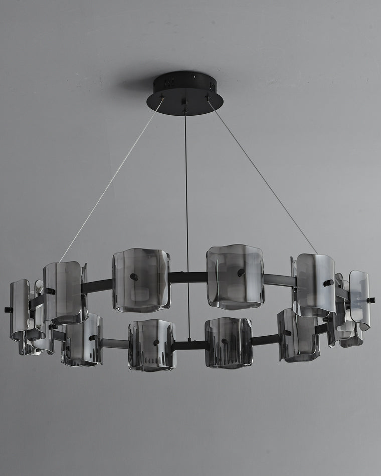 Diff Circular Glass Chandelier-DF2218