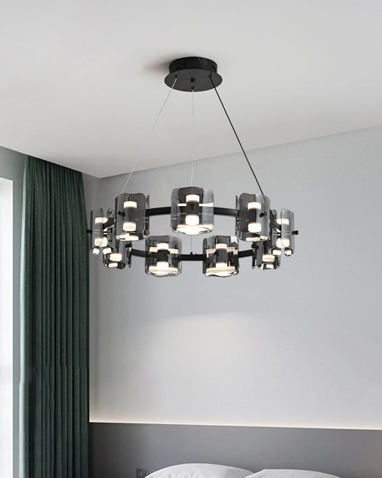 Diff Circular Glass Chandelier-DF2218
