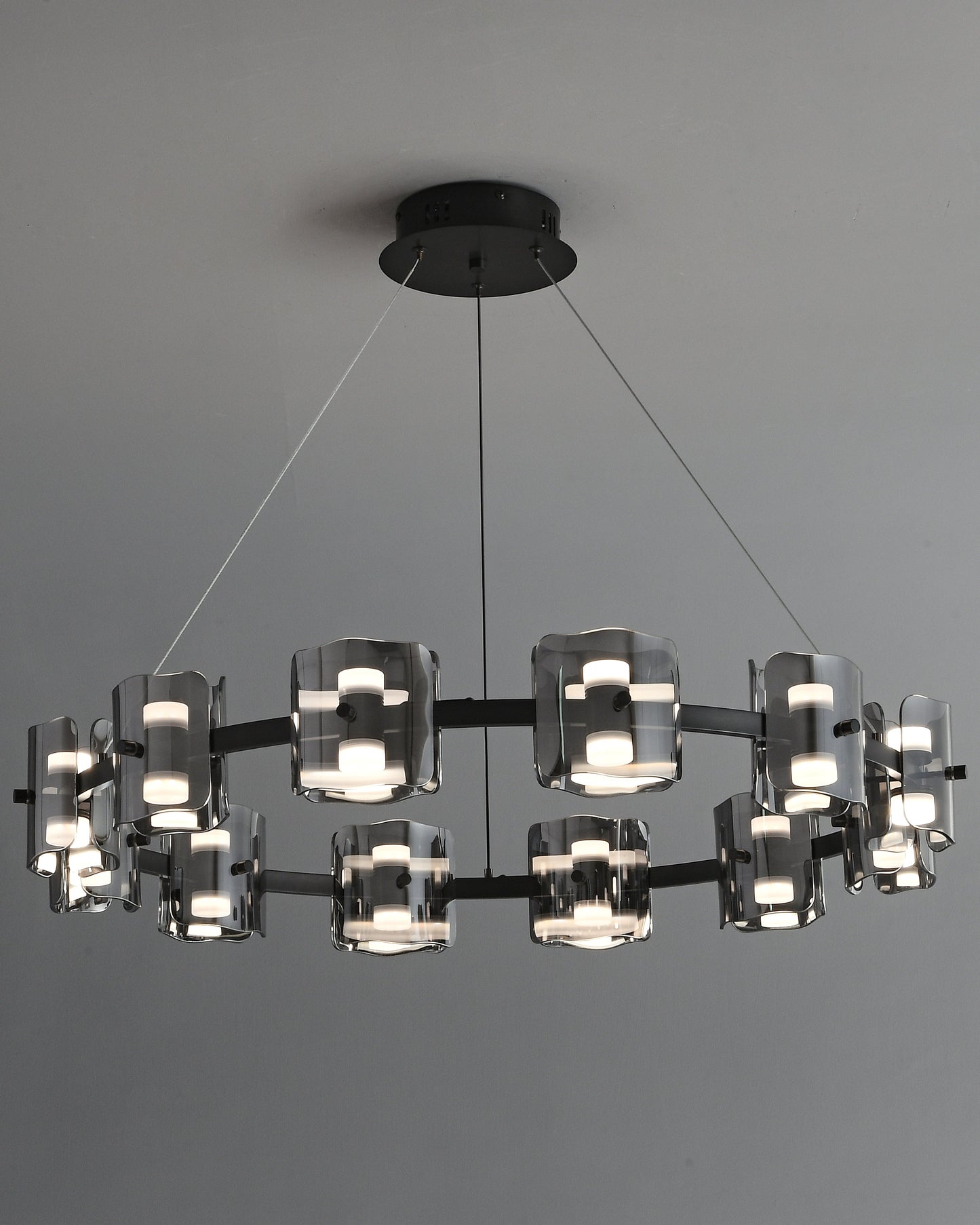Diff Circular Glass Chandelier-DF2218