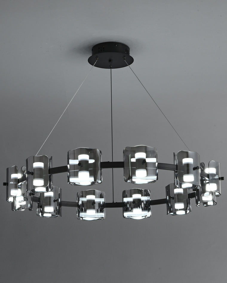 Diff Circular Glass Chandelier-DF2218