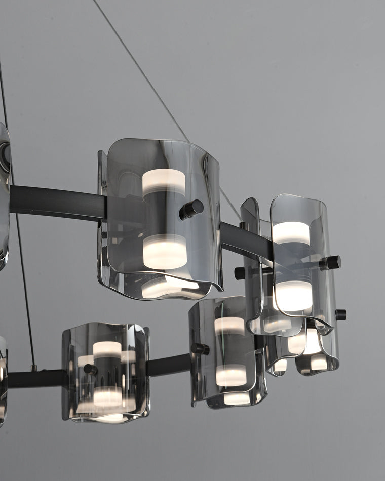 Diff Circular Glass Chandelier-DF2218
