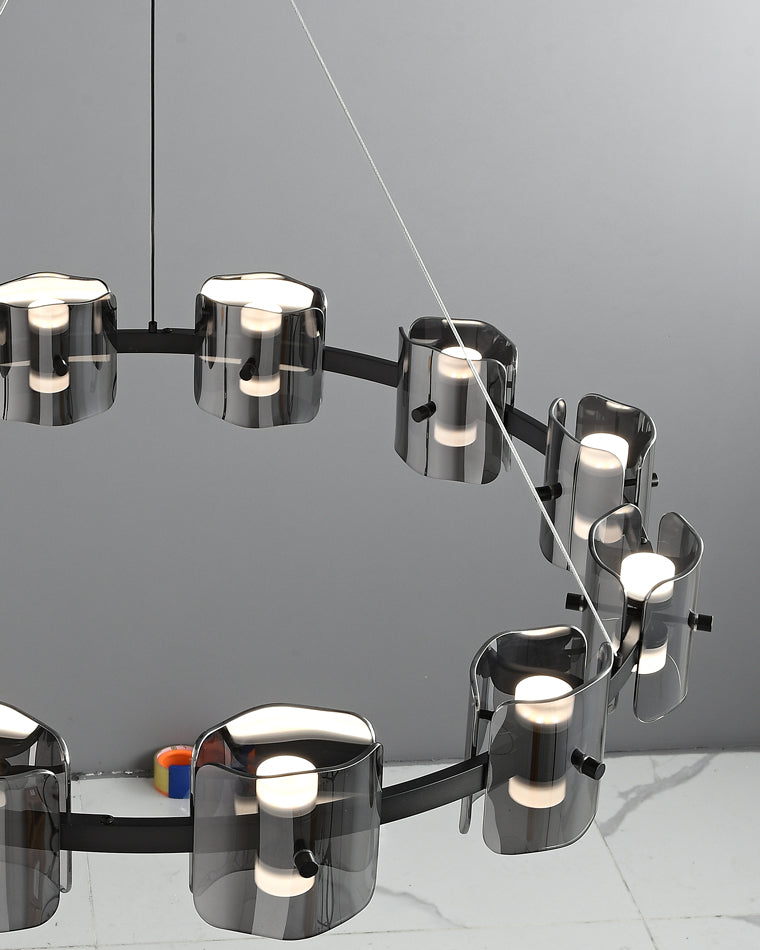 Diff Circular Glass Chandelier-DF2218