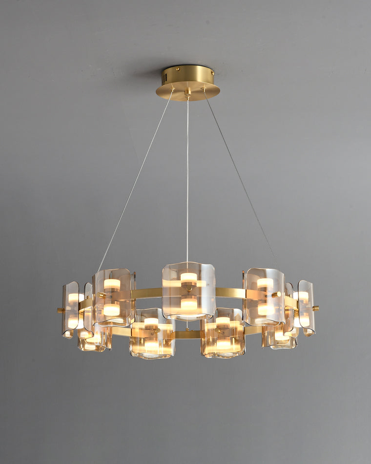 Diff Circular Glass Chandelier-DF2218