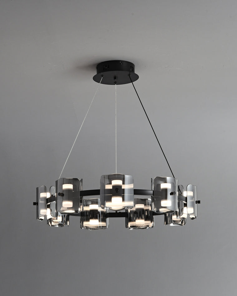 Diff Circular Glass Chandelier-DF2218