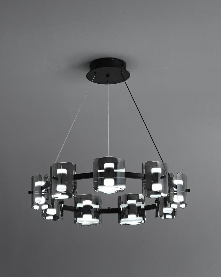 Diff Circular Glass Chandelier-DF2218