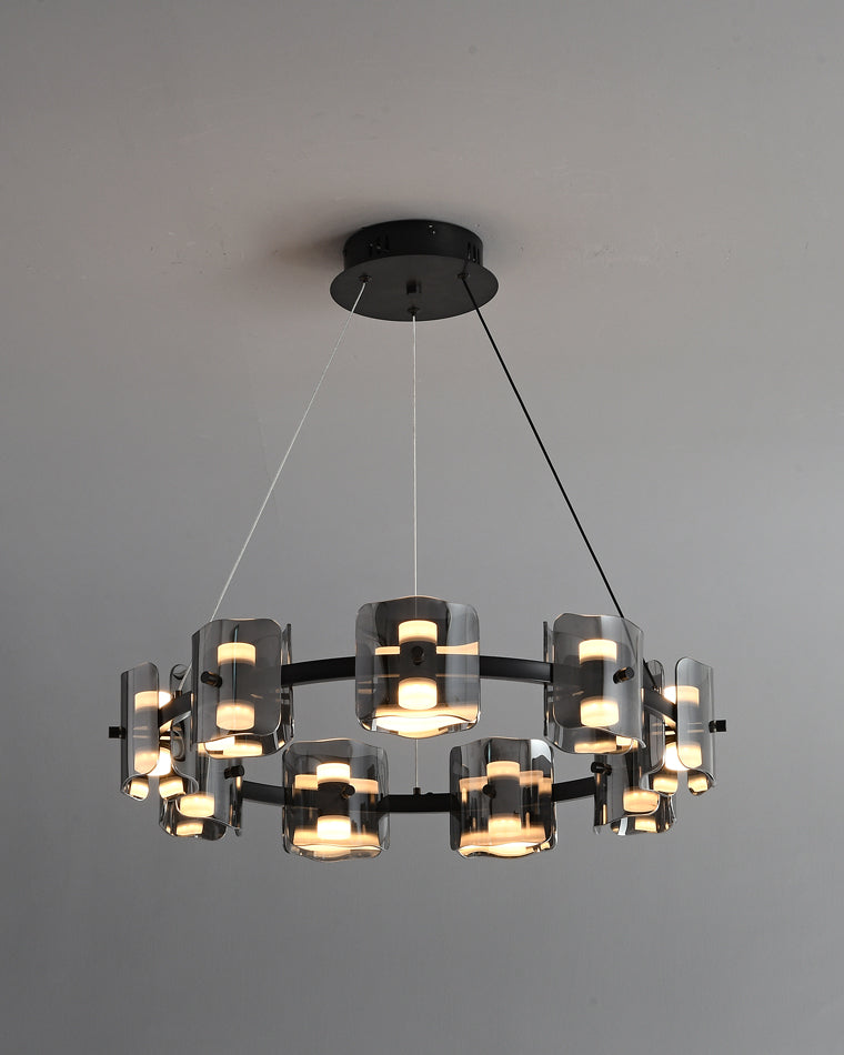 Diff Circular Glass Chandelier-DF2218
