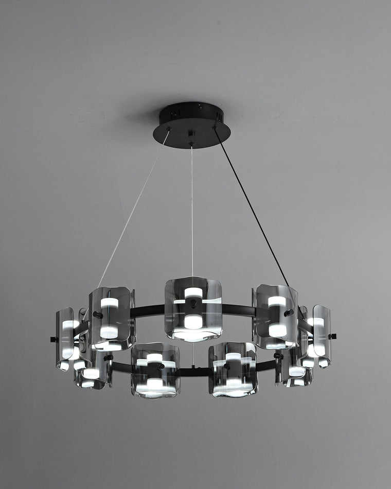 Diff Circular Glass Chandelier-DF2218
