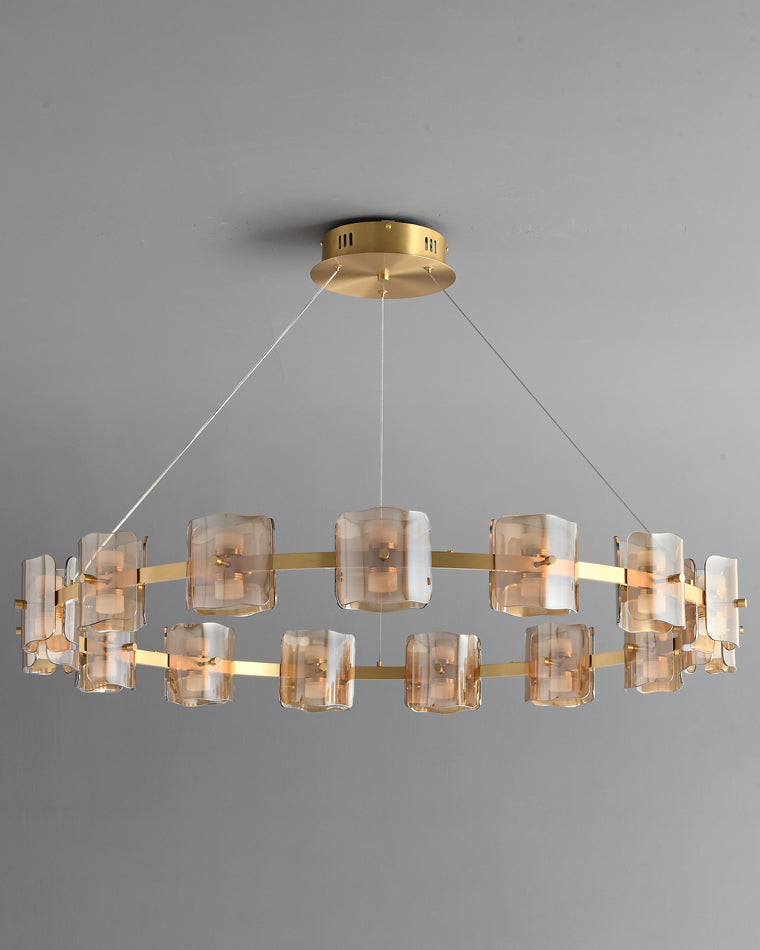 Diff Circular Glass Chandelier-DF2218