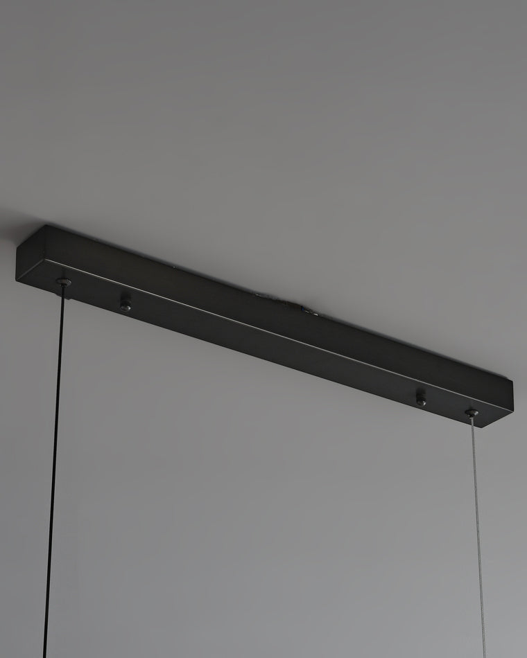 Diff Glass Brass Linear Chandelier-DF2219A