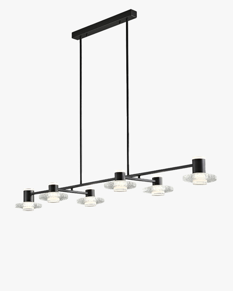 Diff Black Linear Chandelier-DF2222