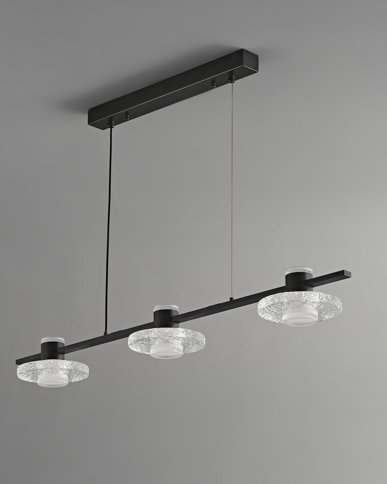 Diff Black Linear Chandelier-DF2222