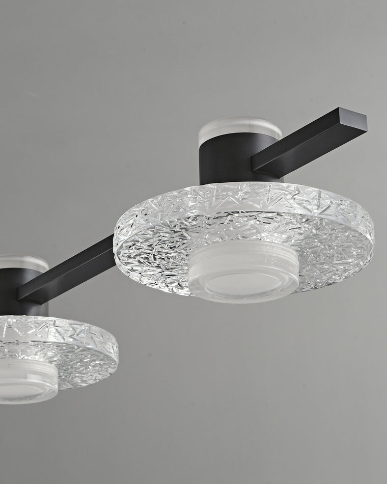 Diff Black Linear Chandelier-DF2222