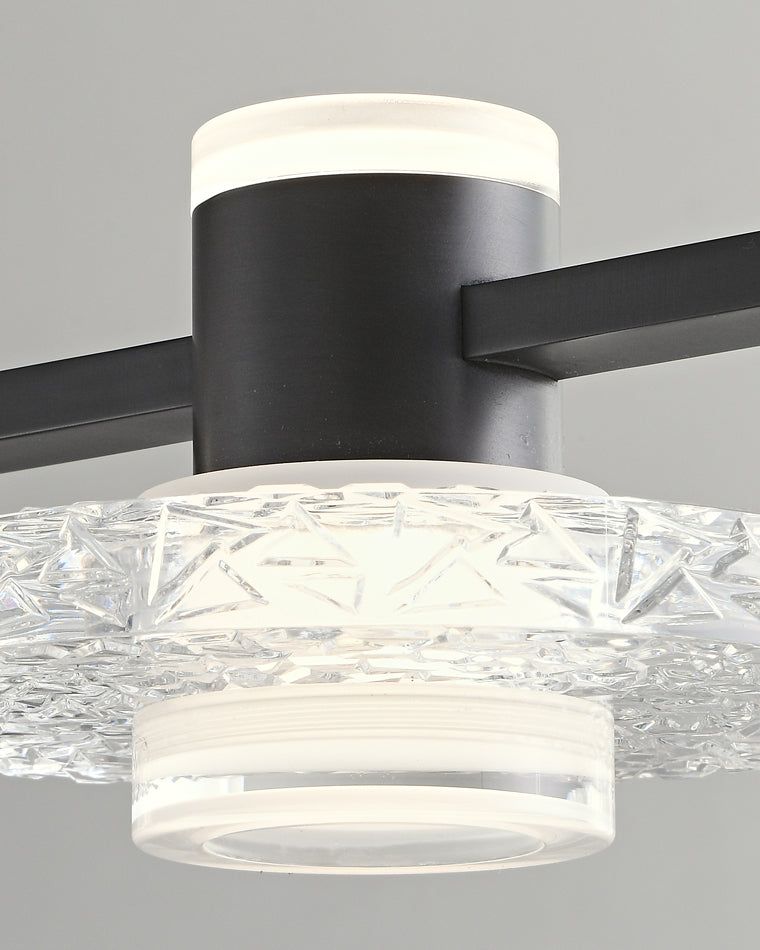 Diff Black Linear Chandelier-DF2222