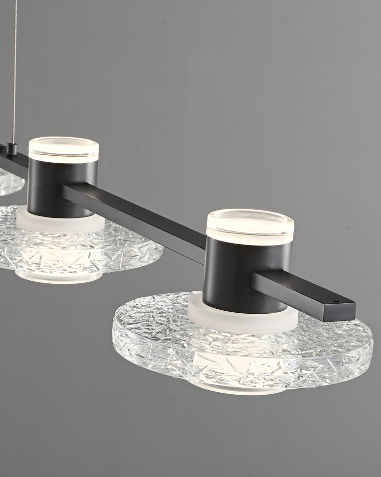 Diff Black Linear Chandelier-DF2222