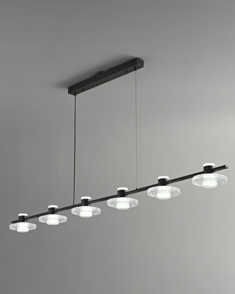 Diff Black Linear Chandelier-DF2222