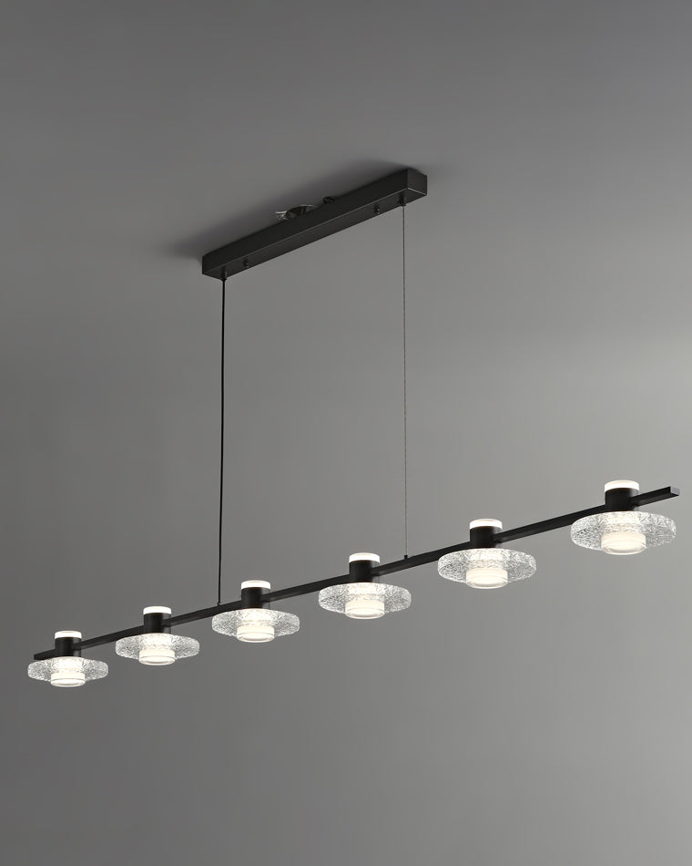 Diff Black Linear Chandelier-DF2222