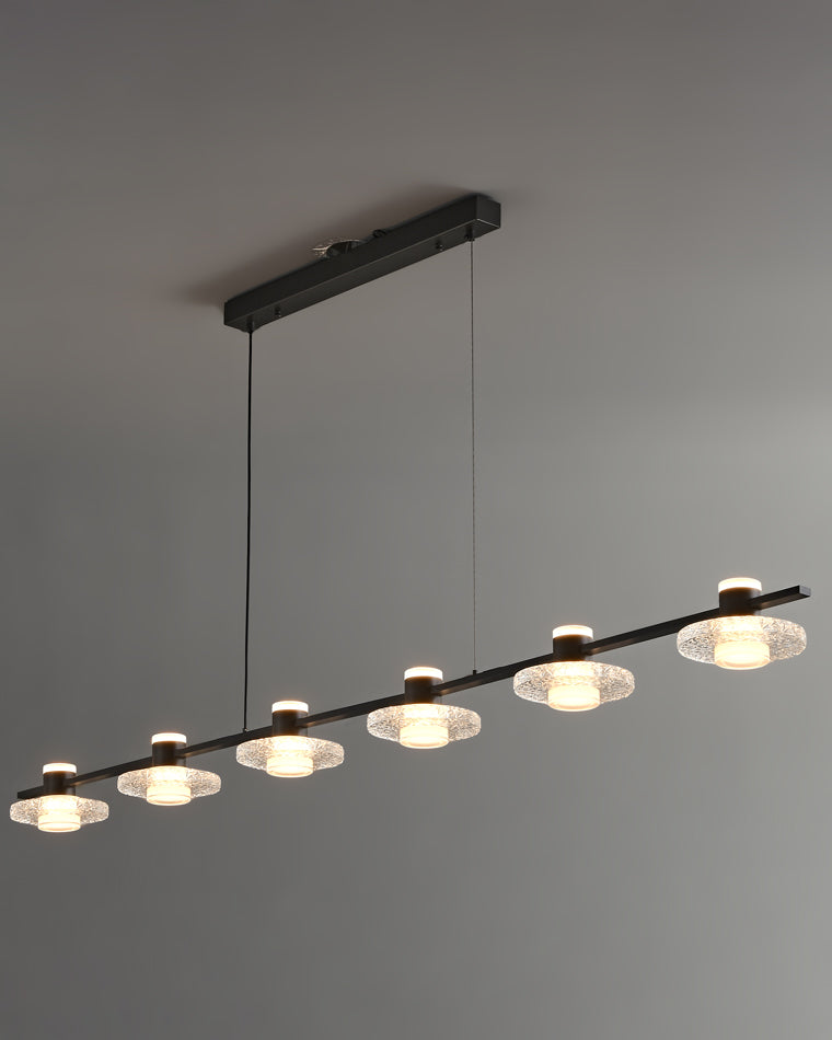 Diff Black Linear Chandelier-DF2222