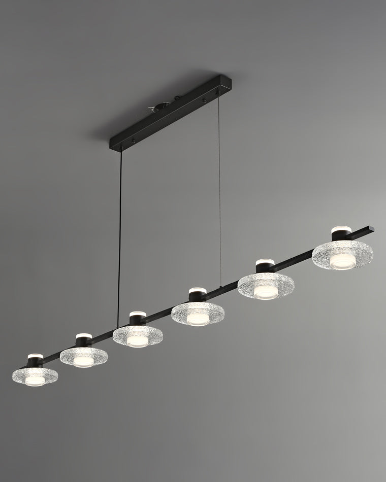 Diff Black Linear Chandelier-DF2222