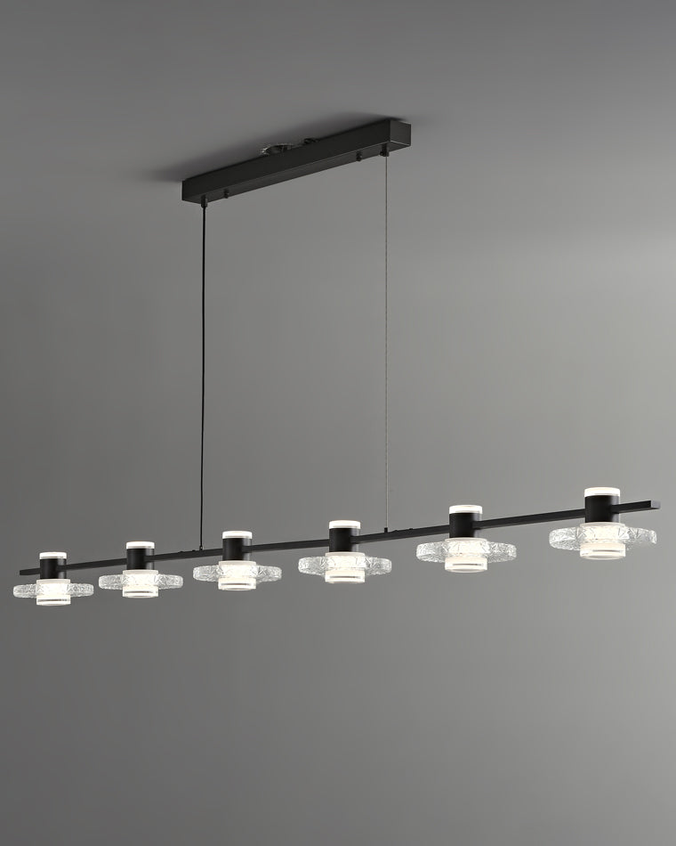 Diff Black Linear Chandelier-DF2222