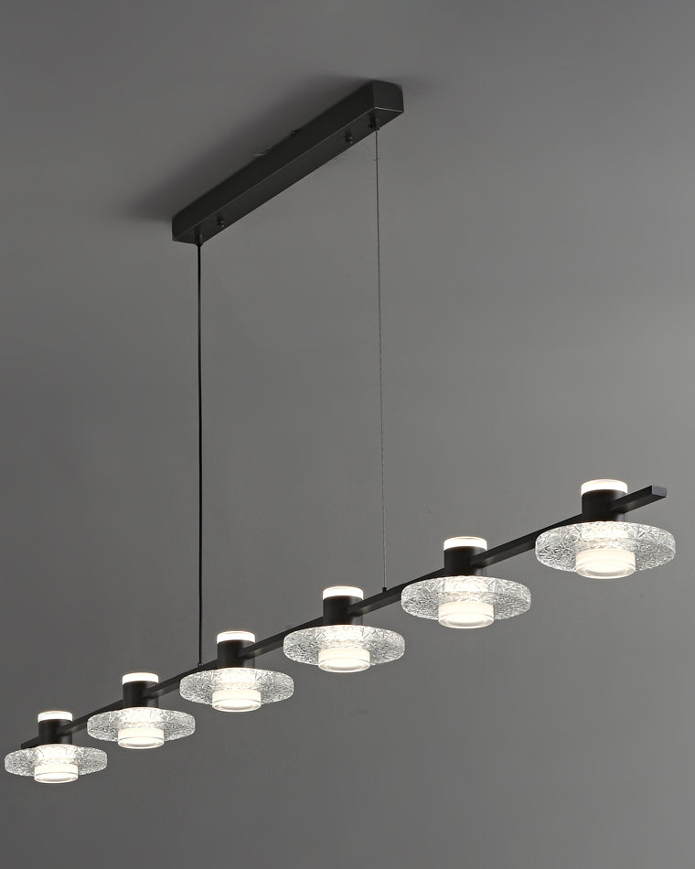Diff Black Linear Chandelier-DF2222