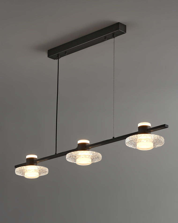 Diff Black Linear Chandelier-DF2222