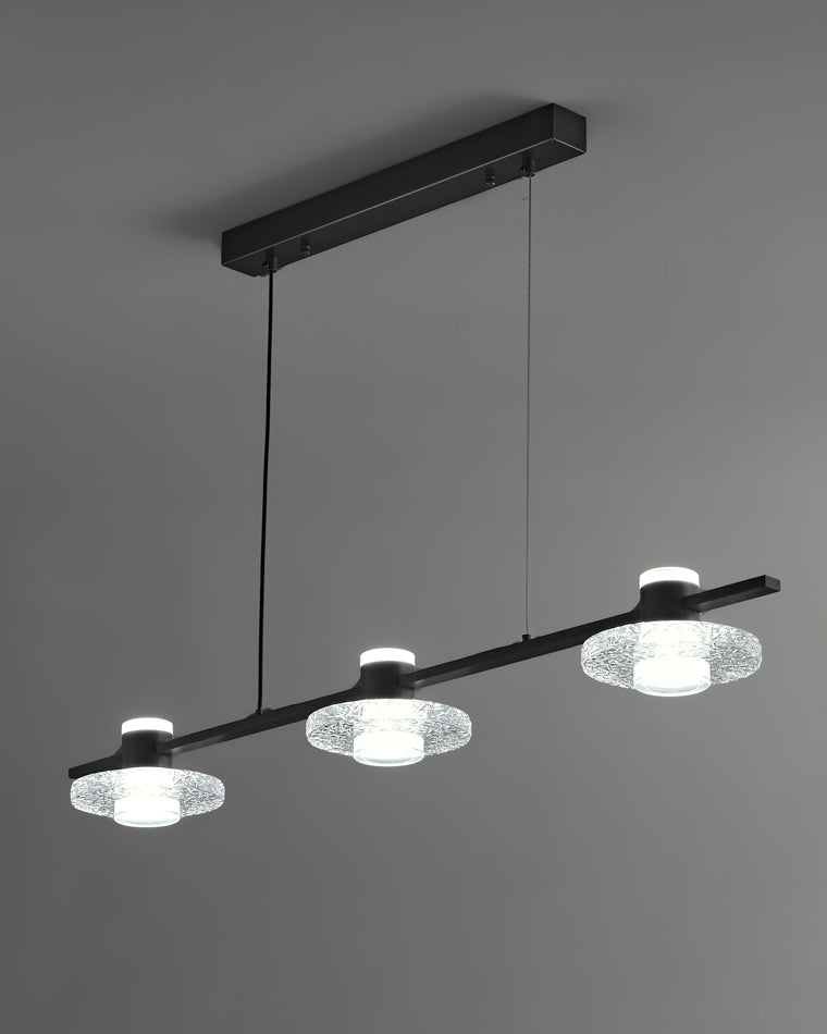 Diff Black Linear Chandelier-DF2222