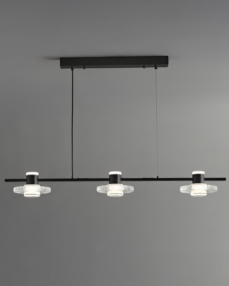Diff Black Linear Chandelier-DF2222