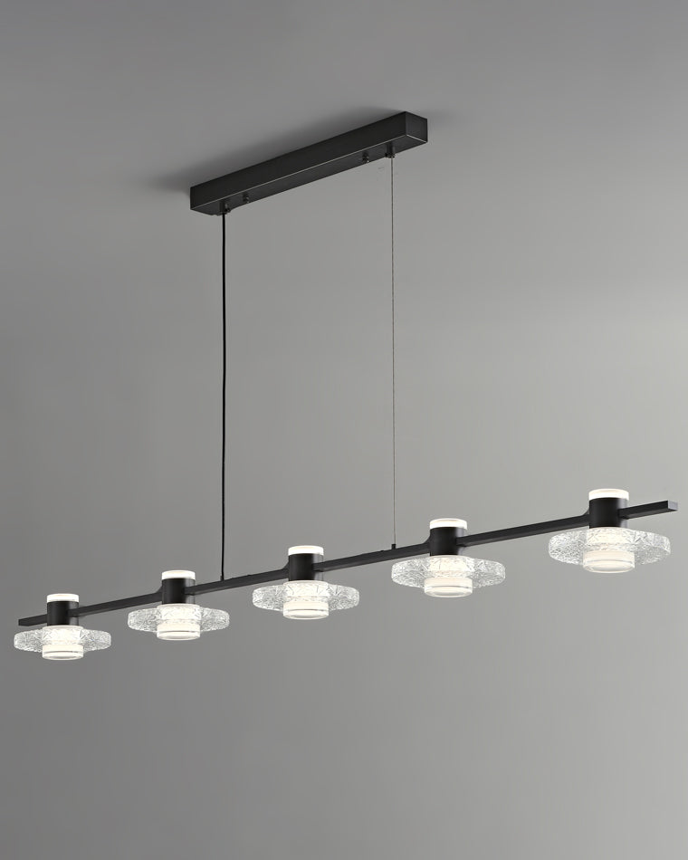 Diff Black Linear Chandelier-DF2222