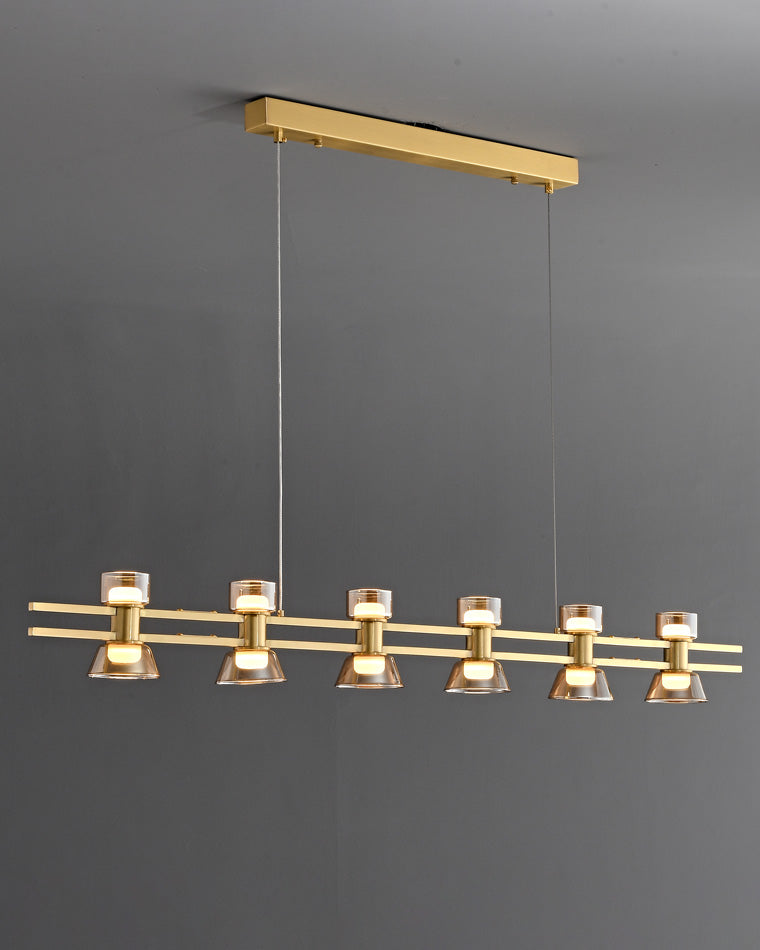 Diff Brass Linear Chandelier-DF2225