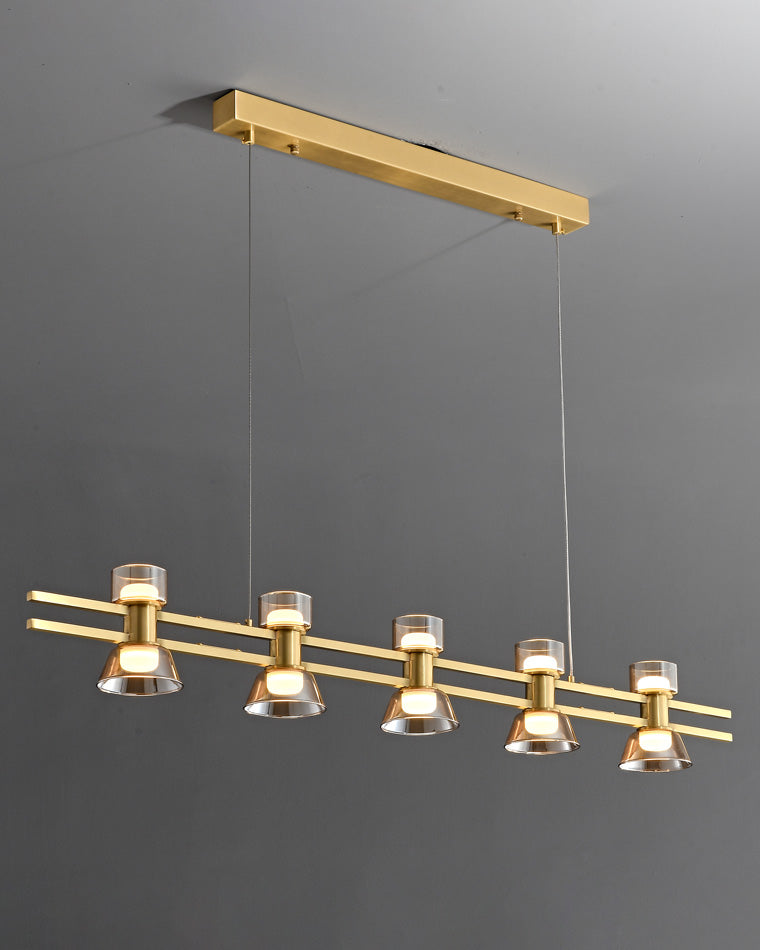 Diff Brass Linear Chandelier-DF2225