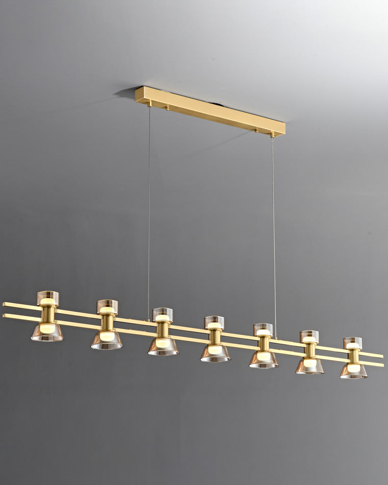 Diff Brass Linear Chandelier-DF2225