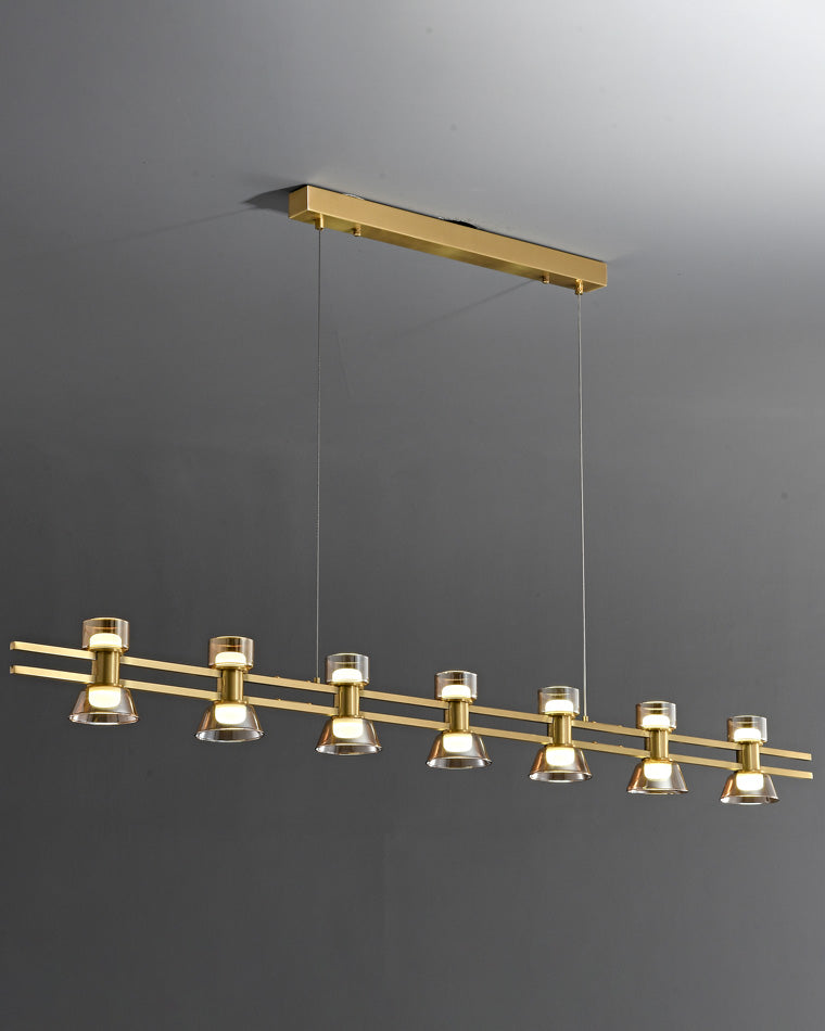 Diff Brass Linear Chandelier-DF2225