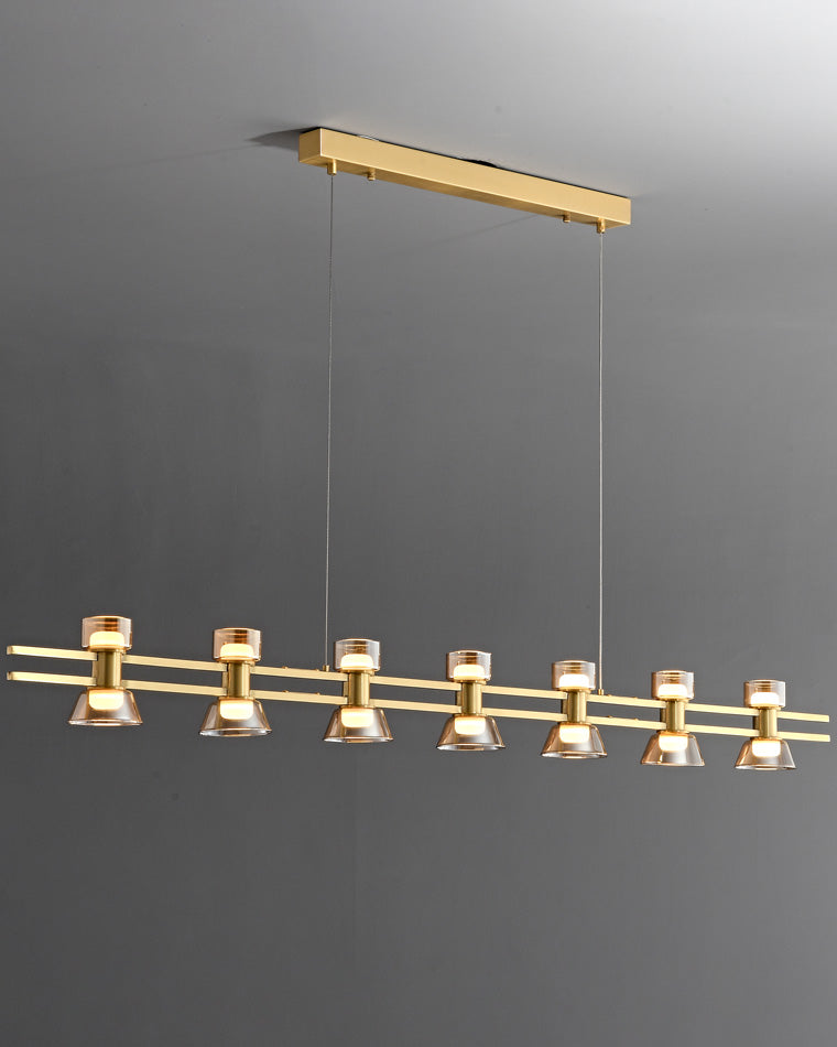 Diff Brass Linear Chandelier-DF2225