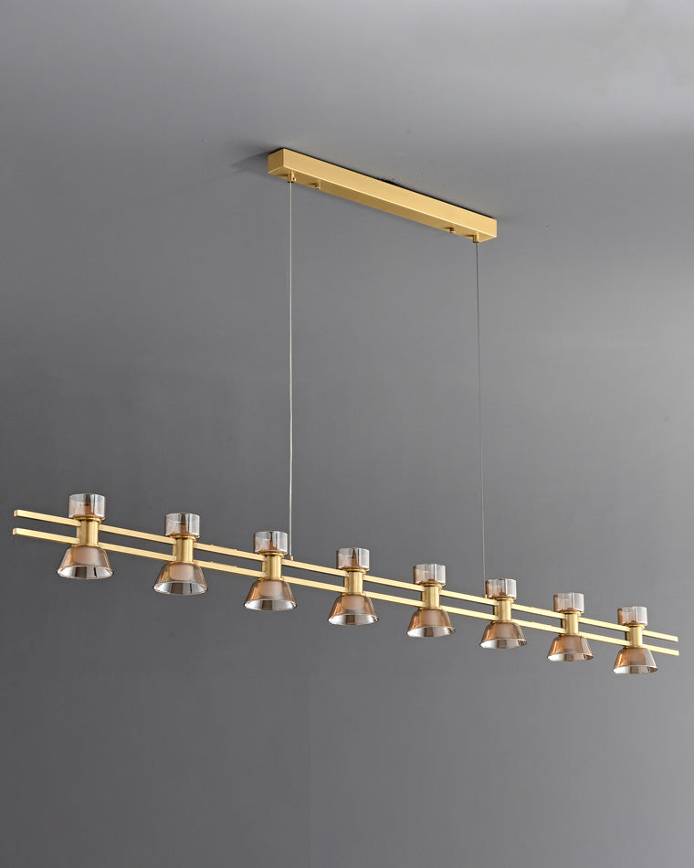 Diff Brass Linear Chandelier-DF2225