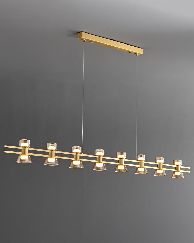 Diff Brass Linear Chandelier-DF2225