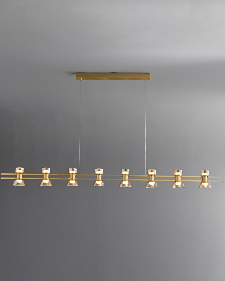 Diff Brass Linear Chandelier-DF2225