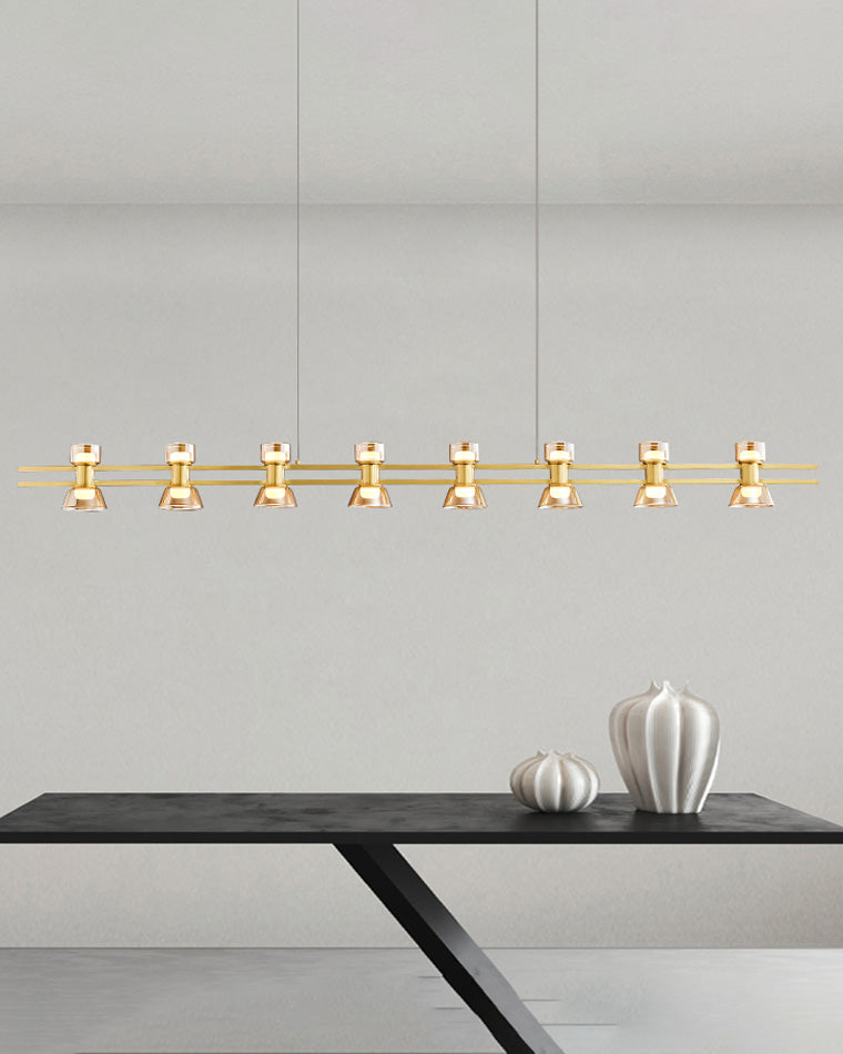 Diff Brass Linear Chandelier-DF2225