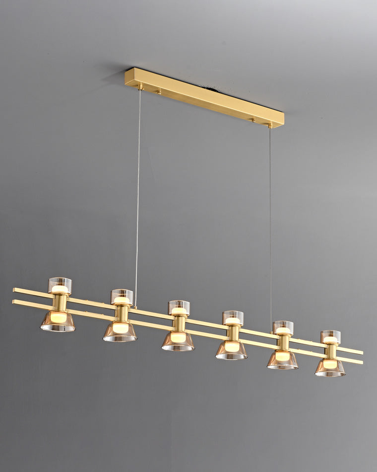 Diff Brass Linear Chandelier-DF2225