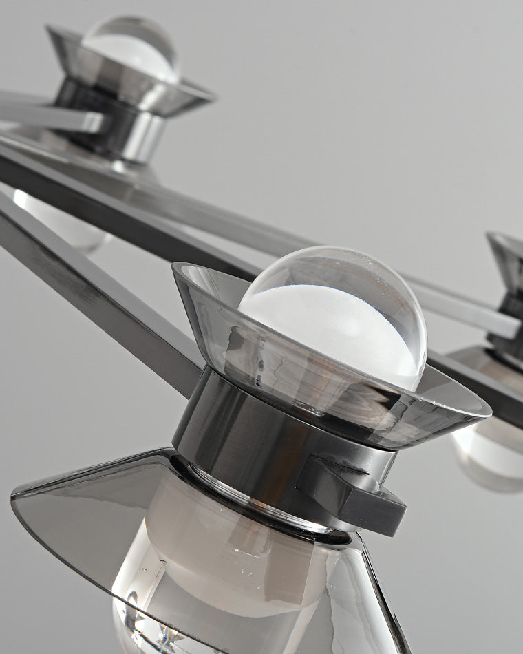 Diff 6/8/10 Light Black Brass Chandelier-DF2226