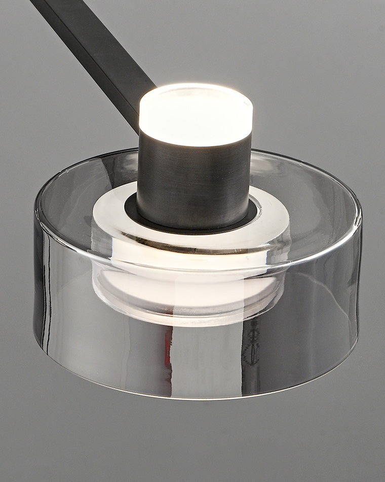 Diff Black Brass Linear Chandelier-DF2232