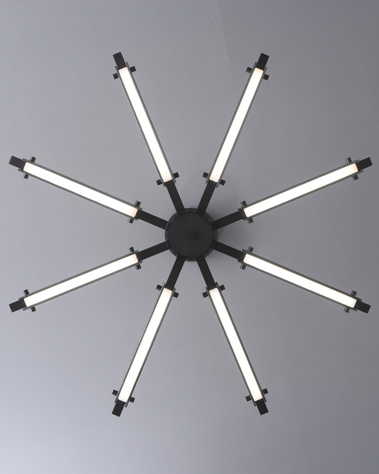 Diff Hammered Glass Black Chandelier-DF2236下架