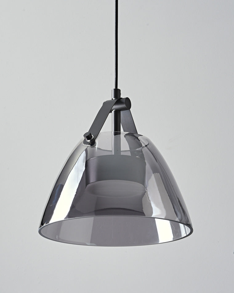 Diff 3 Light Smoked Glass Pendant Light-DF2238