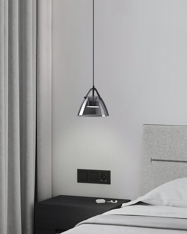 Diff 3 Light Smoked Glass Pendant Light-DF2238