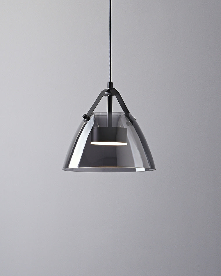 Diff 3 Light Smoked Glass Pendant Light-DF2238