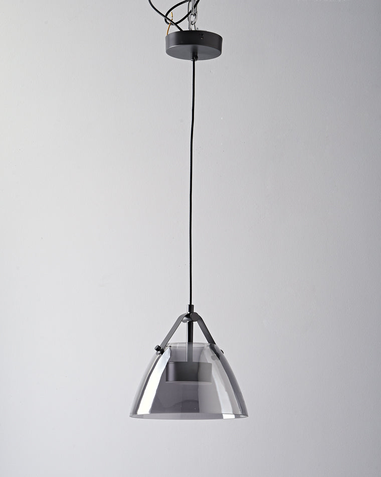 Diff 3 Light Smoked Glass Pendant Light-DF2238