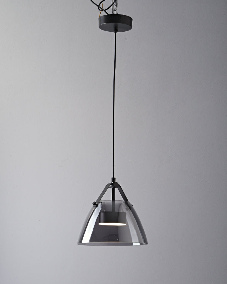 Diff 3 Light Smoked Glass Pendant Light-DF2238