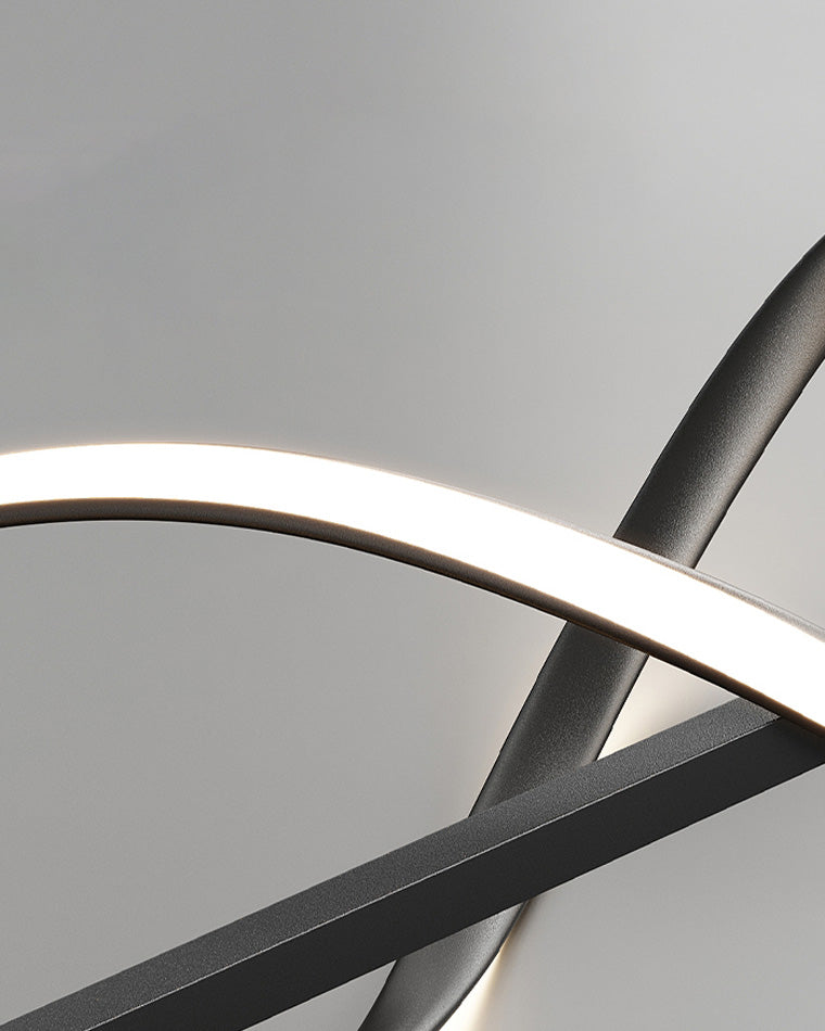 Diff Moon Sculptural Linear Chandelier-DF2239
