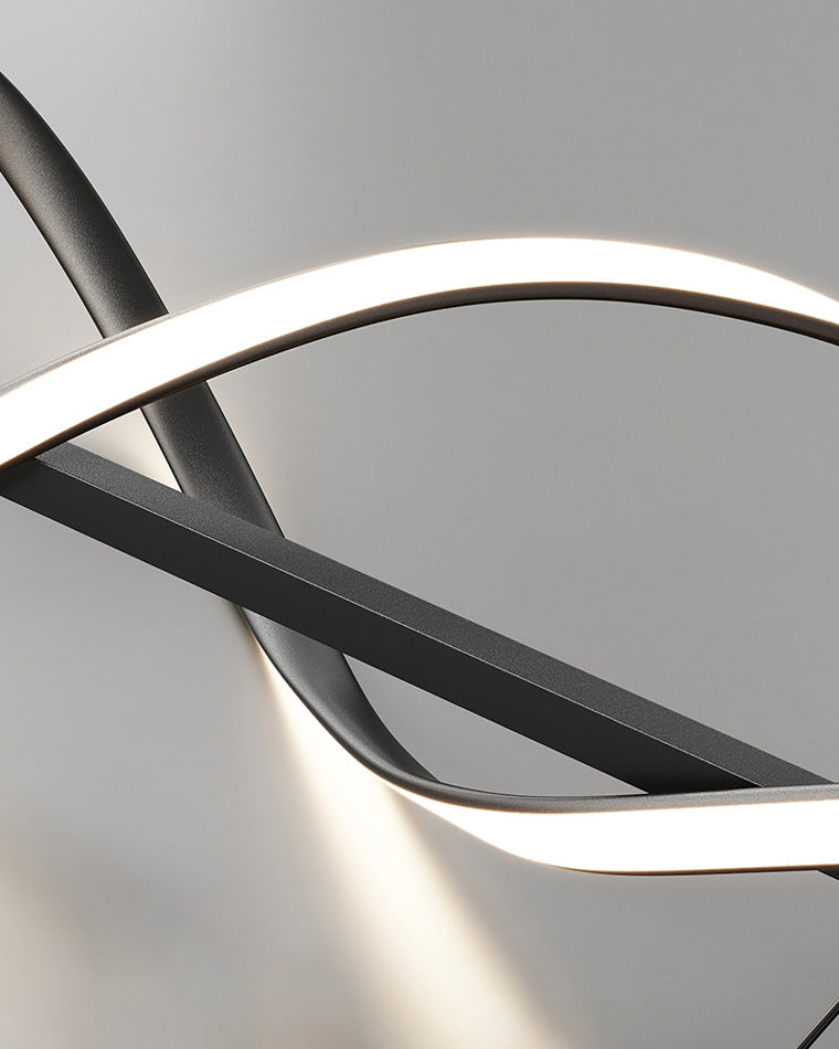 Diff Moon Sculptural Linear Chandelier-DF2239