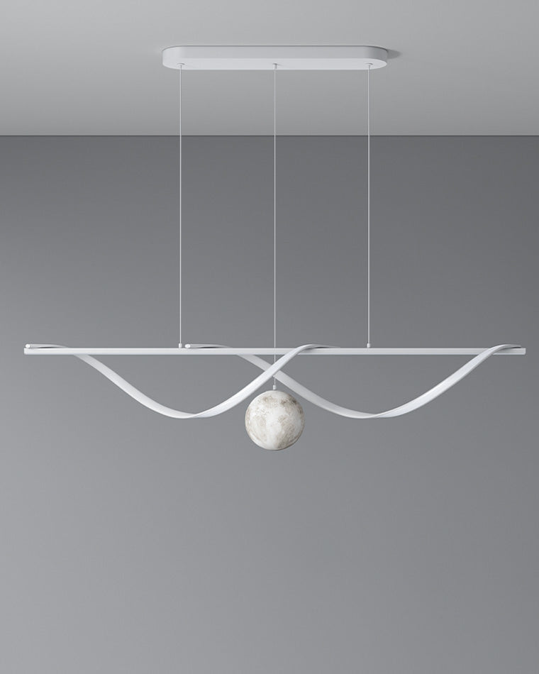 Diff Moon Sculptural Linear Chandelier-DF2239